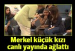 Merkel Filistinli mülteci kızı canlı yayında ağlattı