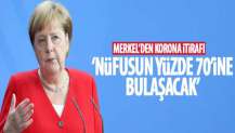 Merkel'den koronavirüs itirafı!