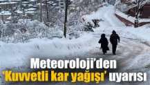 Meteoroloji'den yeni kar yağışı uyarısı!