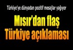 Mısır'dan Flaş Türkiye açıklaması