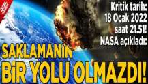 NASA açıkladı: Göktaşını saklamanın bir yolu olmazdı...