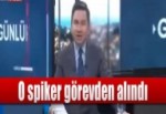 O spiker görevden alındı