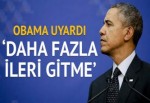 Obama'dan Rusya'ya sert uyarı