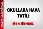 Okullara yağmur tatili