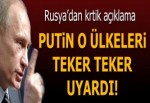 Putin'den 'Musul' açıklaması.