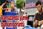 Ramazanda yürek burkan görüntü