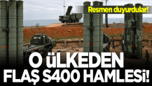 Resmen duyurdular! O ülkeden s400 hamlesi