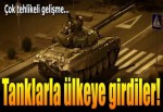 Rus tankları Ukrayna'ya girdi iddiası!