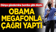 Seçimlerde son viraj! Barack Obama megafonla sahaya indi