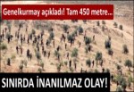 Sınırda inanılmaz olay