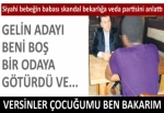 Siyahi bebeğin babası konuştu