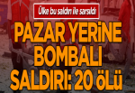 Somali'de pazar yerine bombalı saldırı: 20 ölü