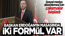 Sosyal medya düzenlemesi için Cumhurbaşkanı Erdoğan'ın masasında 2 formül var