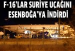 Suriye Yolcu Uçağı Ankara'ya İndirildi