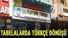 Tabelalarda Türkçe dönüşü