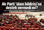 TBMM'de, 'Mısır'daki idamlara karşı bildiri' tartışması