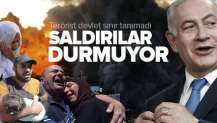 Terörist devlet İsrail'in saldırıları durmuyor!.