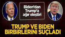 Trump ve Biden birbirlerini suçladı