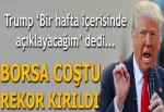 Trump'ın açıklamasının ardından ABD borsası rekora koştu