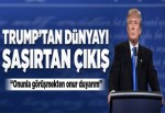 Trump'tan dünyayı şaşırtan çıkış.