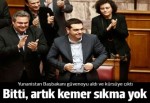 Tsipras: Artık kemer sıkmaya dönüş yok