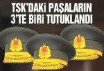 TSK’daki general ve amirallerin 3’te biri tutuklandı