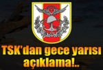 TSK'dan Hakkari Çukurca kırsalına hava harekatı