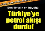 Türkiye'ye petrol akışı durdu