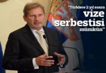 'Türklere 2 yıl sonra vize serbestisi mümkün'