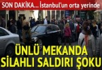 Ünlü mankene silahlı saldırı