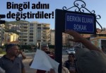 Yavuz Bingöl sokağının adı Berkin Elvan oldu!