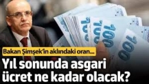 Yıl sonunda asgari ücret ne kadar olacak? Bakan Şimşek’in aklındaki oran...