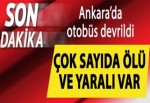 Yolcu otobüsü devrildi: Ölü ve yaralılar var