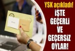 YSK açıkladı! İşte geçerli ve geçersiz sayılacak oylar