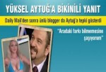 Yüksel Aytuğ'a Bikinili Yanıt