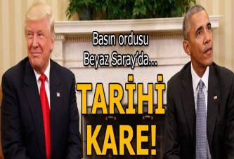 Trump Beyaz Saray'da Obama ile görüşüyor