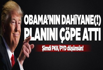 Trump PYD/PKK'lı Rakka planını rafa kaldırdı.