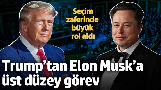 Trump’tan Elon Musk’a üst düzey görev! Seçim zaferinde büyük rol aldı