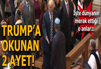 Trump'a Kur'an okuyan imam o anları anlattı!