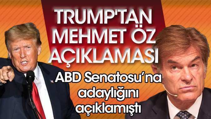 Trumptan Mehmet Öze destek