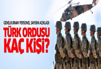 TSK personel sayılarını açıkladı