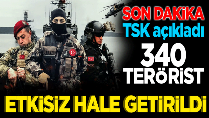 TSK, Zeytin Dalı Harekatında 394 terör örgütü mensubunun etkisiz hale getirildiğini açıkladı.