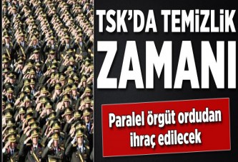 TSK'da paralel temizlik zaman