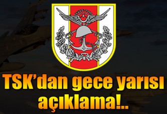 TSK'dan Hakkari Çukurca kırsalına hava harekatı