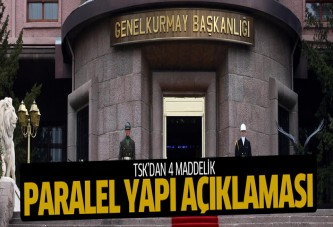 TSK'dan kritik açıklama