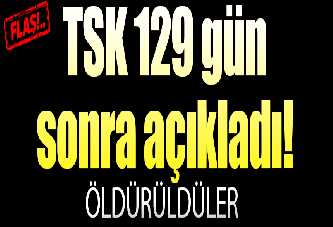 TSK'dan son dakika açıklaması