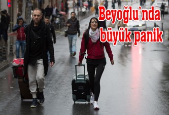 Turistler korku içinde