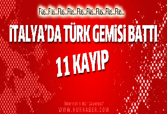 Türk kargo gemisi battı!