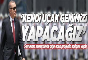 'Türkiye kendi uçak gemisine de sahip olacak'..