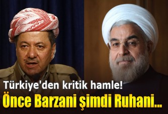 Türkiye'den kritik hamle önce Barzani şimdi Ruhani